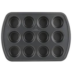 Grand Gourmet Muffin Pan, Dark Grey