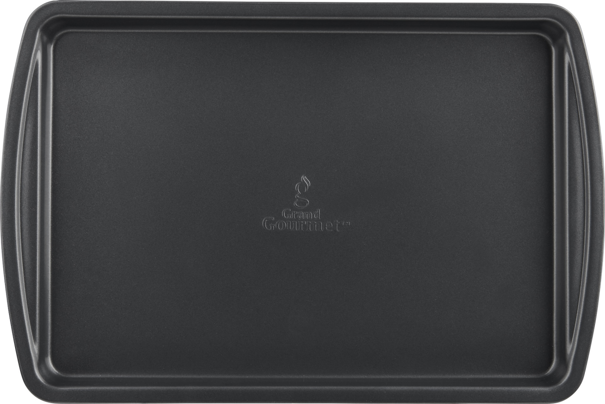 slide 2 of 2, Grand Gourmet Small Cookie Pan, Dark Grey, 9" x 13", 13 in