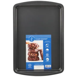 Grand Gourmet Small Cookie Pan, Dark Grey, 9" x 13"