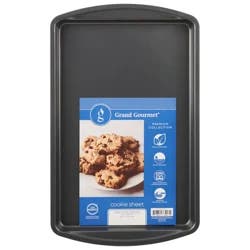 Grand Gourmet Medium Cookie Pan, Dark Grey, 10" x 15"