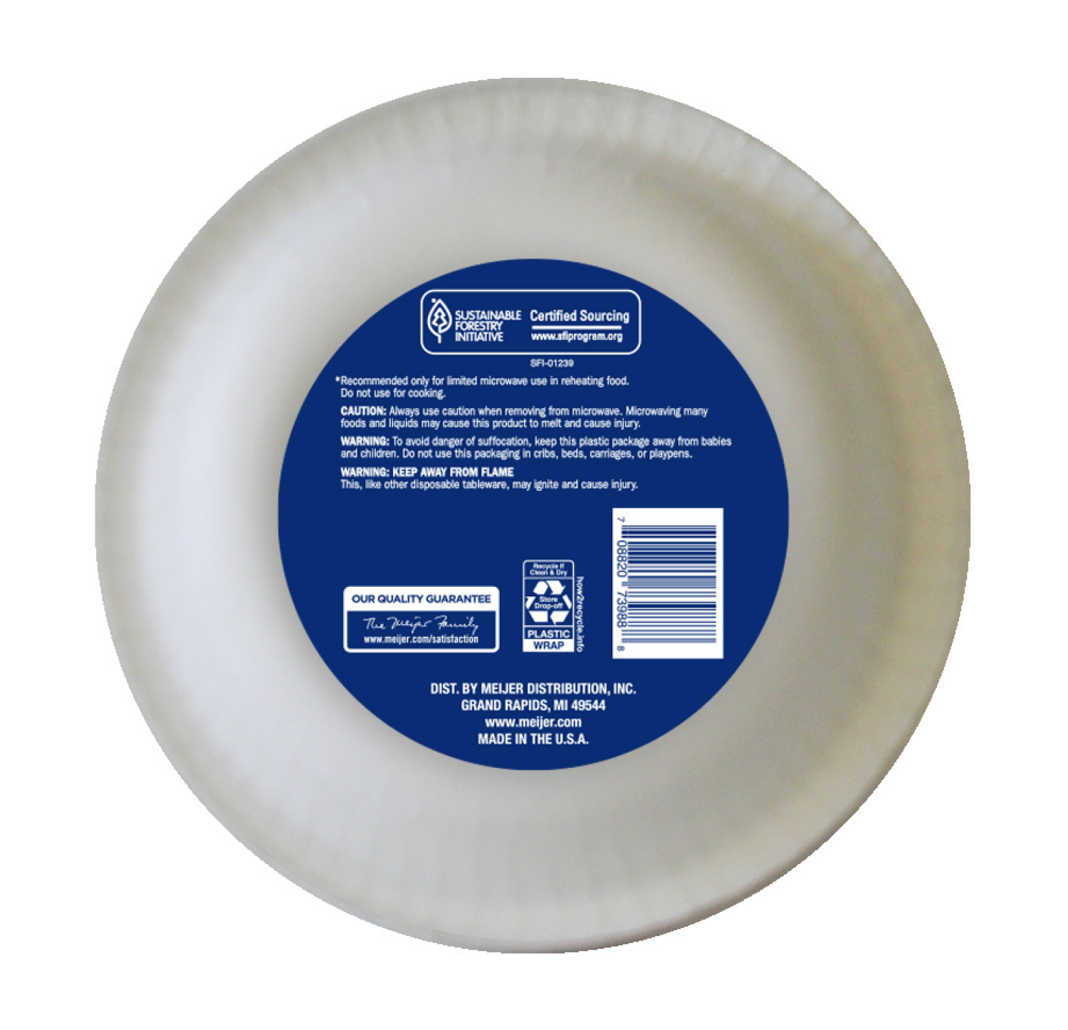 slide 2 of 3, Meijer Heavyweight Ultra Paper Bowls, Assorted Styles, 52 ct