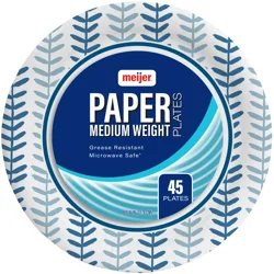 Meijer Printed Paper Plate, 8 5/8"