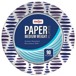 Paper Plates 8-5/8", 90 Ct