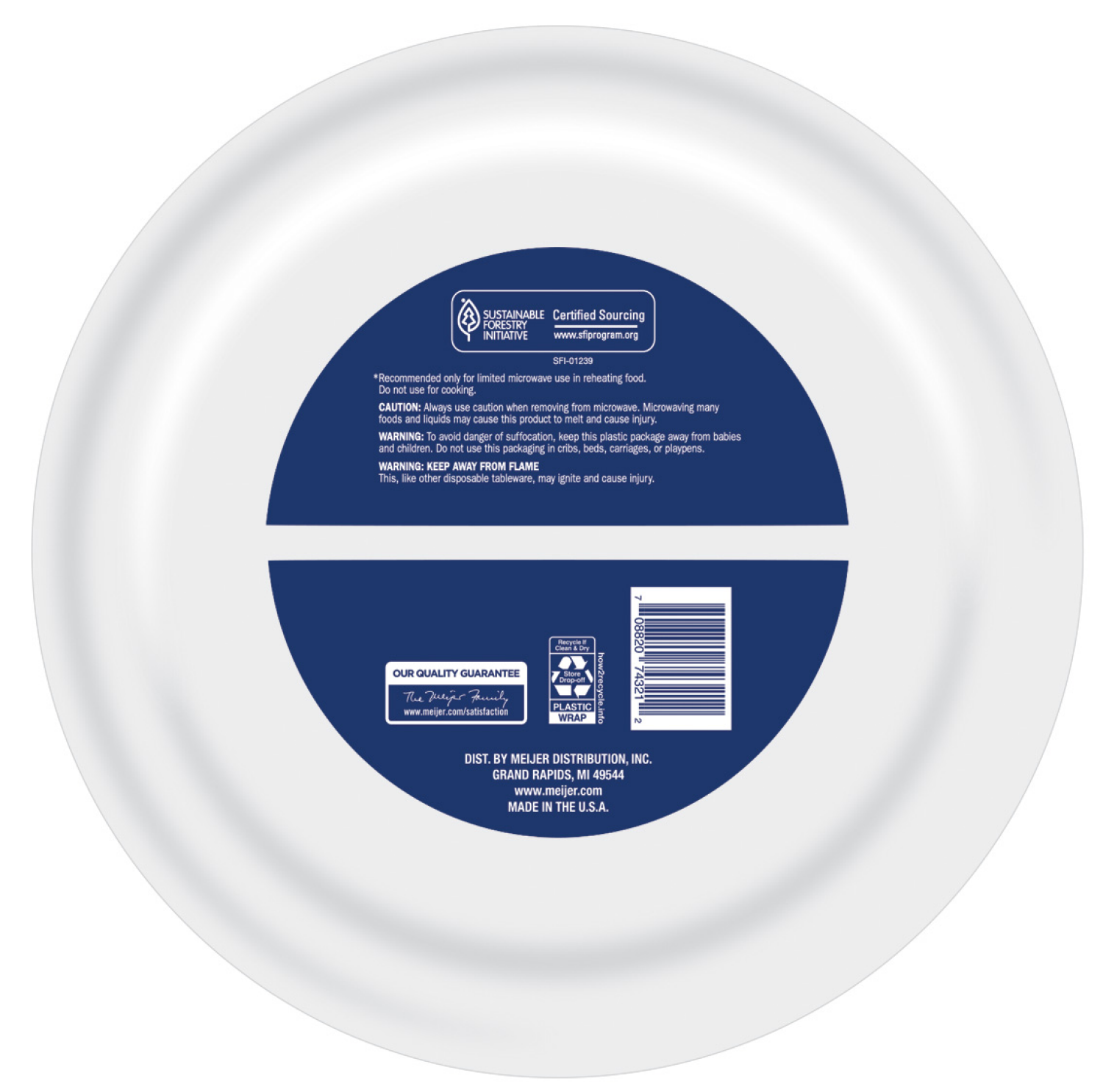 slide 2 of 3, Meijer Paper Plates 10", 50 ct, 50 ct