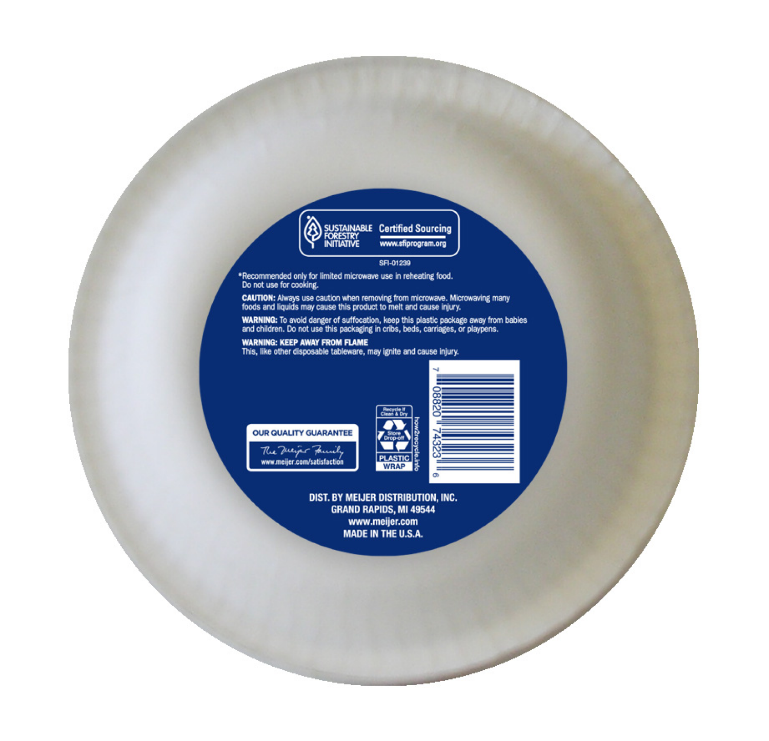 slide 2 of 3, Meijer Printed Paper Bowls, 24 ct 20 oz