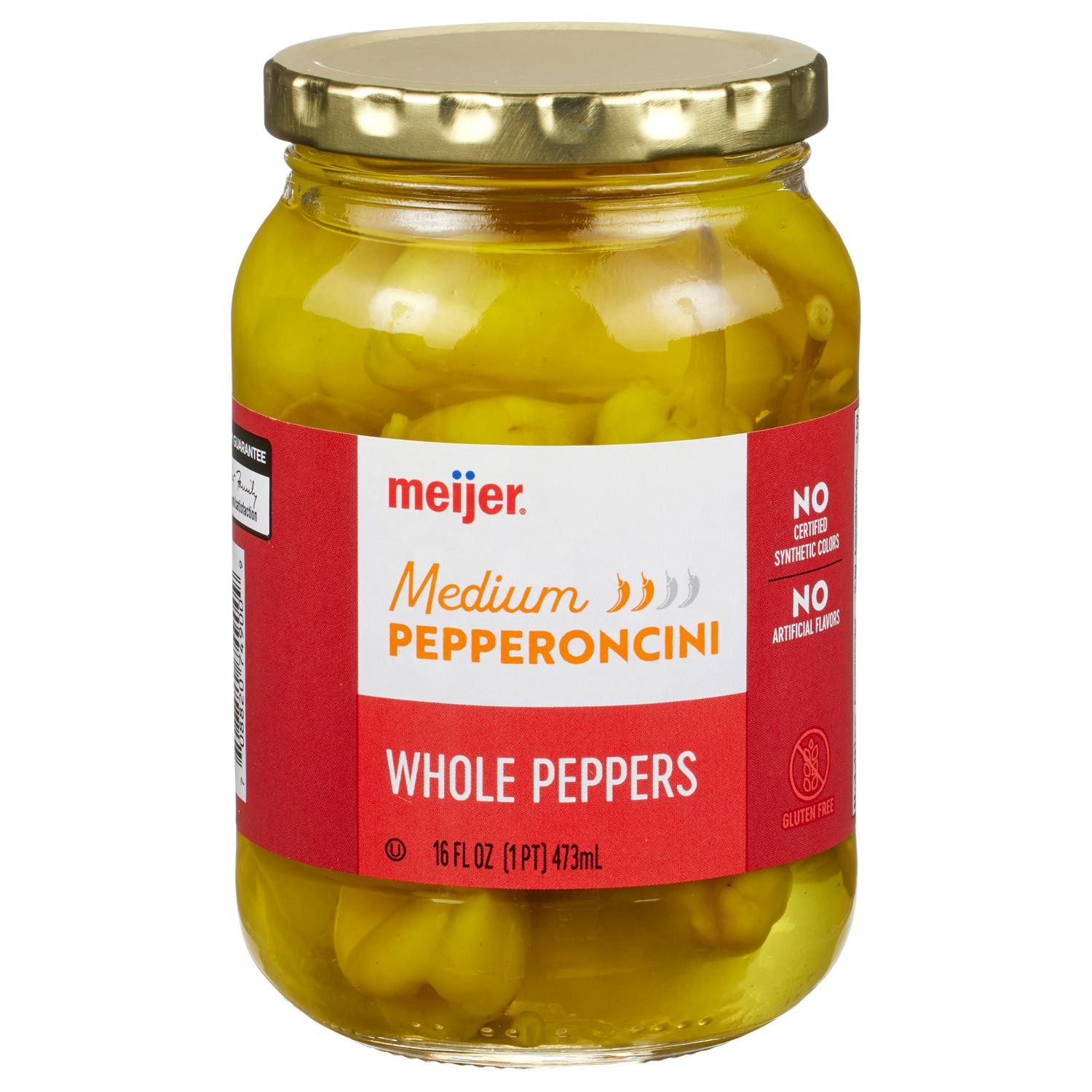 slide 1 of 5, Mild Pepperoncini, 16 Oz, 16 oz