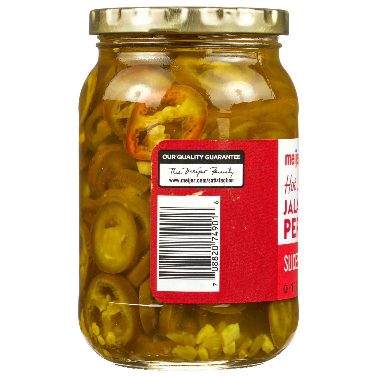slide 2 of 3, Meijer Hot Jalapeno Slices, 16 oz, 16 oz
