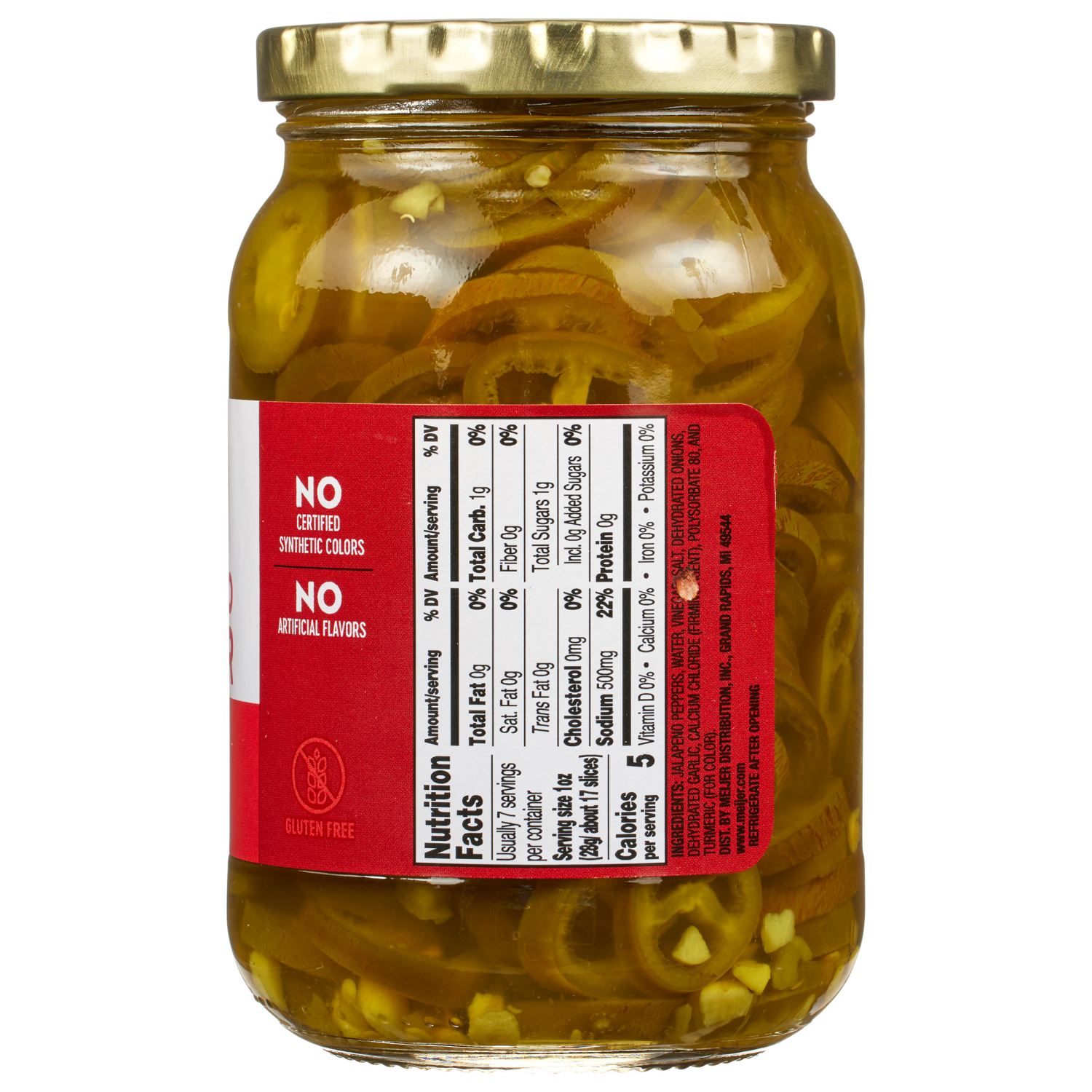 slide 3 of 3, Meijer Hot Jalapeno Slices, 16 oz, 16 oz