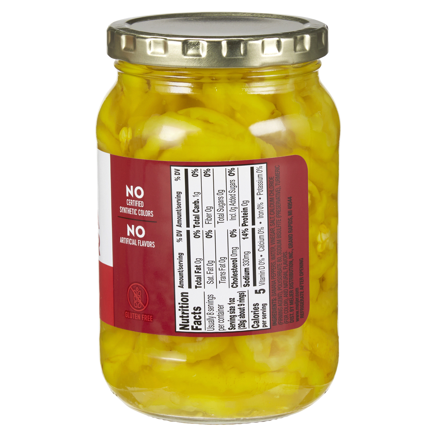 slide 3 of 5, Meijer Pepper Rings Hot, 16 oz