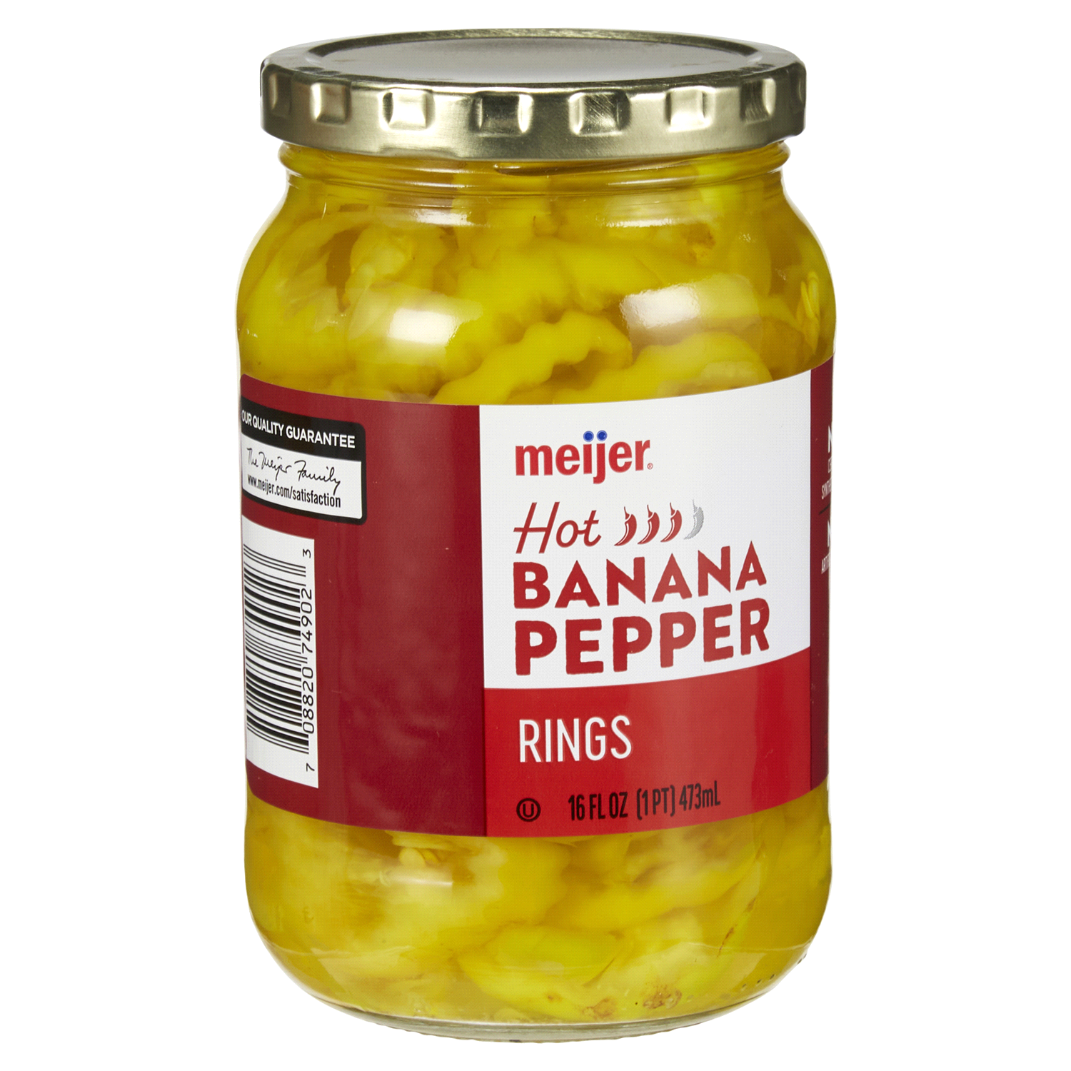 slide 4 of 5, Meijer Pepper Rings Hot, 16 oz