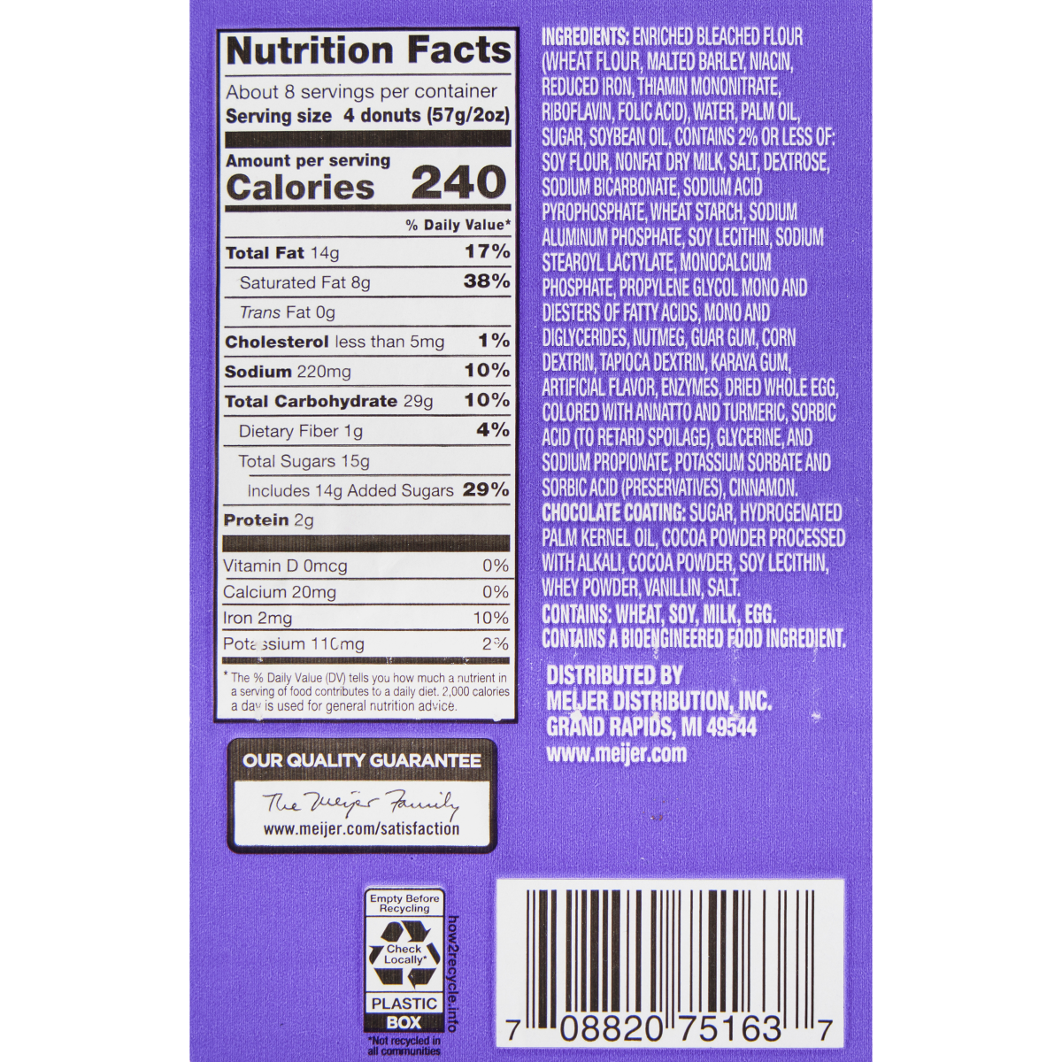 slide 3 of 4, Fresh from Meijer Chocolate Frosted Mini Donut, 16 oz, 16 oz