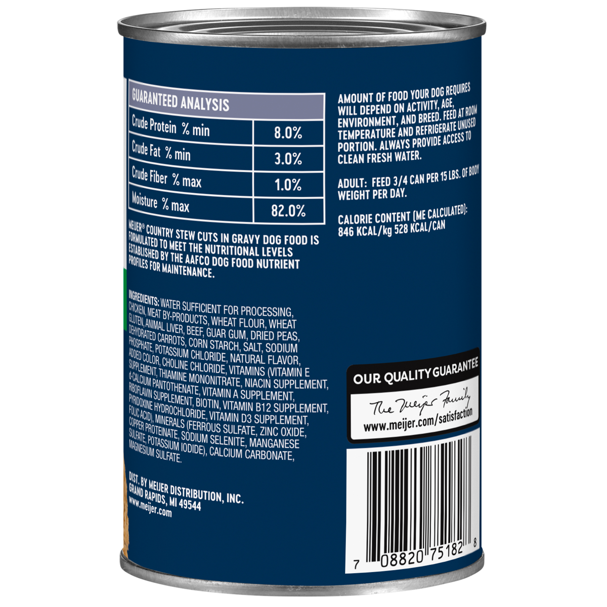 slide 2 of 2, Meijer Wet Dog Beef Cuts in Gravy, 22 oz, 22 oz