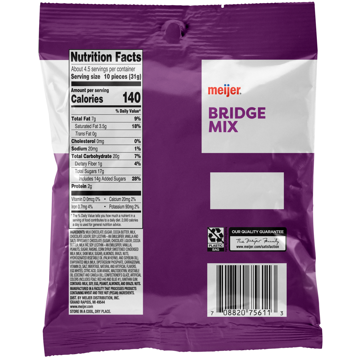 slide 2 of 2, Meijer Bridge Mix, 5 oz