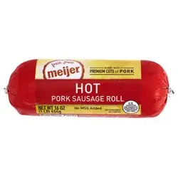 Fresh from Meijer Hot Pork Sausage Roll