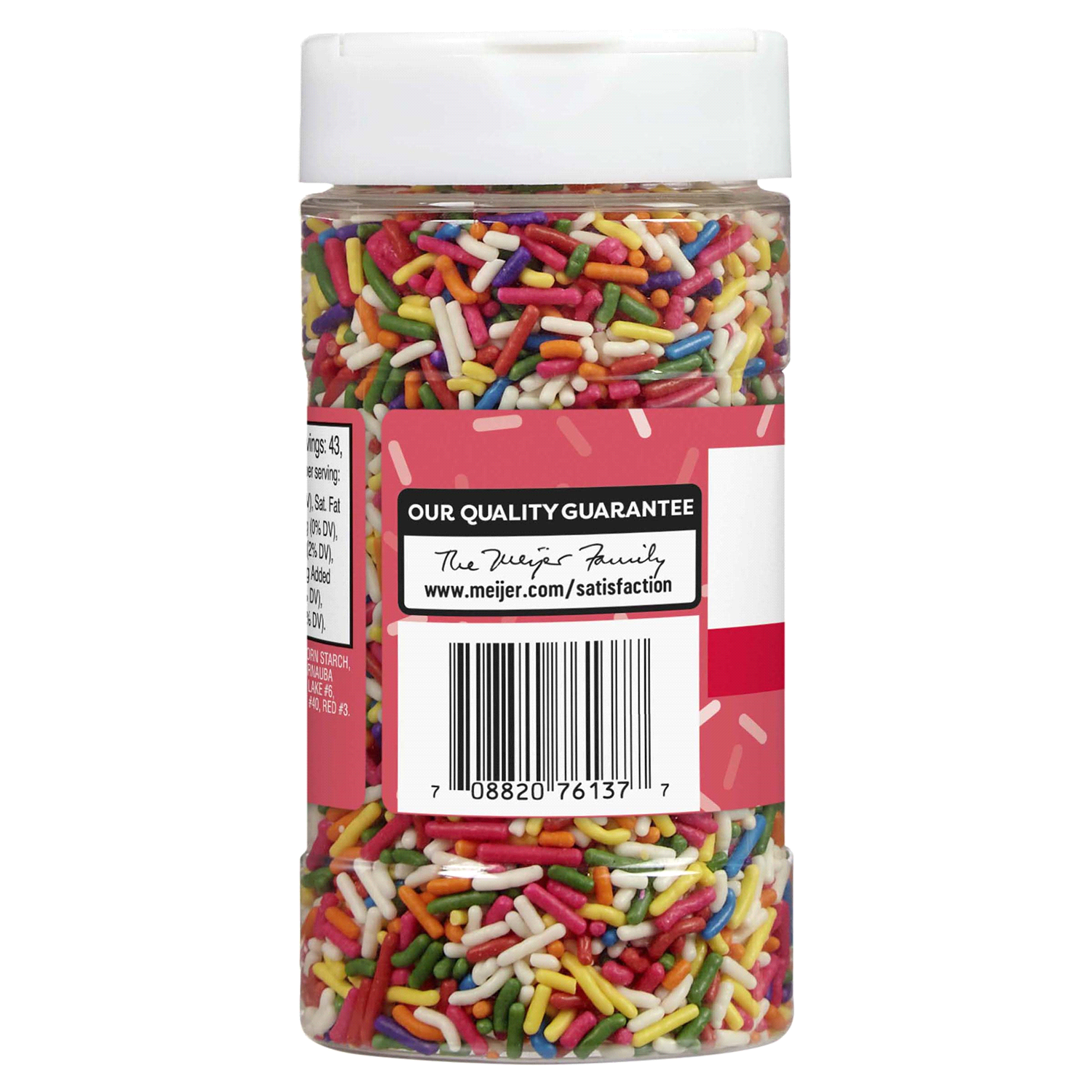 slide 2 of 3, Meijer Rainbow Sprinkles Ice Cream Topping, 9 0z, 9 oz