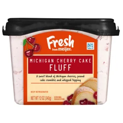 Fresh From Meijer Michigan Cherry Cake Fluff, 12 Oz.