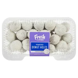 Fresh From Meijer Powdered Cake Donut Holes, 16 Oz