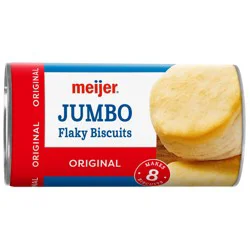 Meijer 16 Oz Ready-To-Bake Jumbo Flaky Homestyle Biscuits