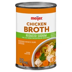 Meijer Reduced Sodium Chicken Broth
