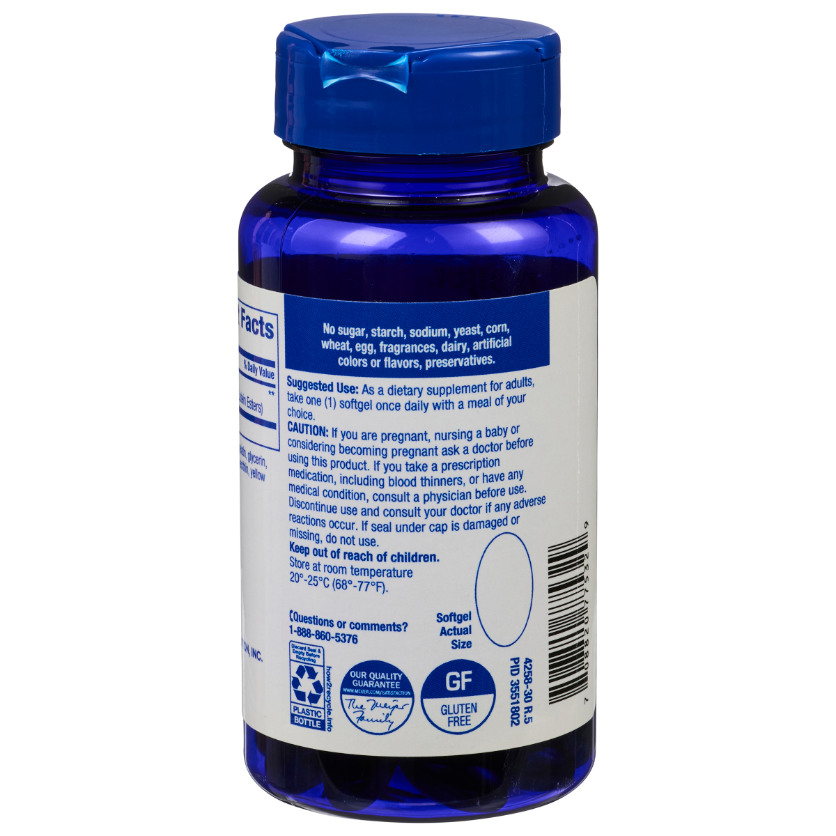 slide 3 of 3, Meijer Wellness Meijer Ultra Strength Lutein, 40 mg, 30 ct