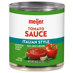 Meijer Italian Tomato Sauce, 8 Oz