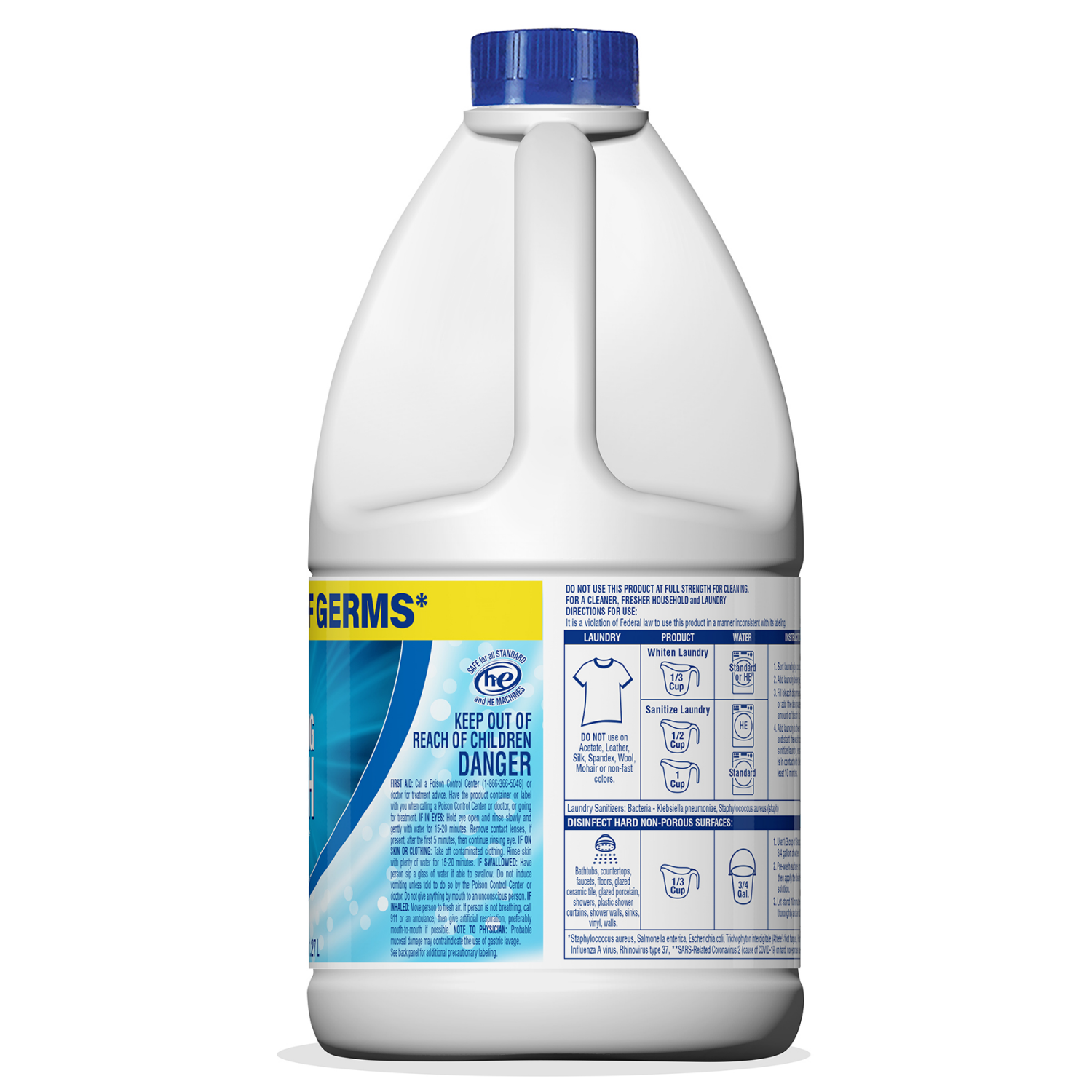 slide 4 of 4, Meijer Disinfecting Bleach, 43 oz