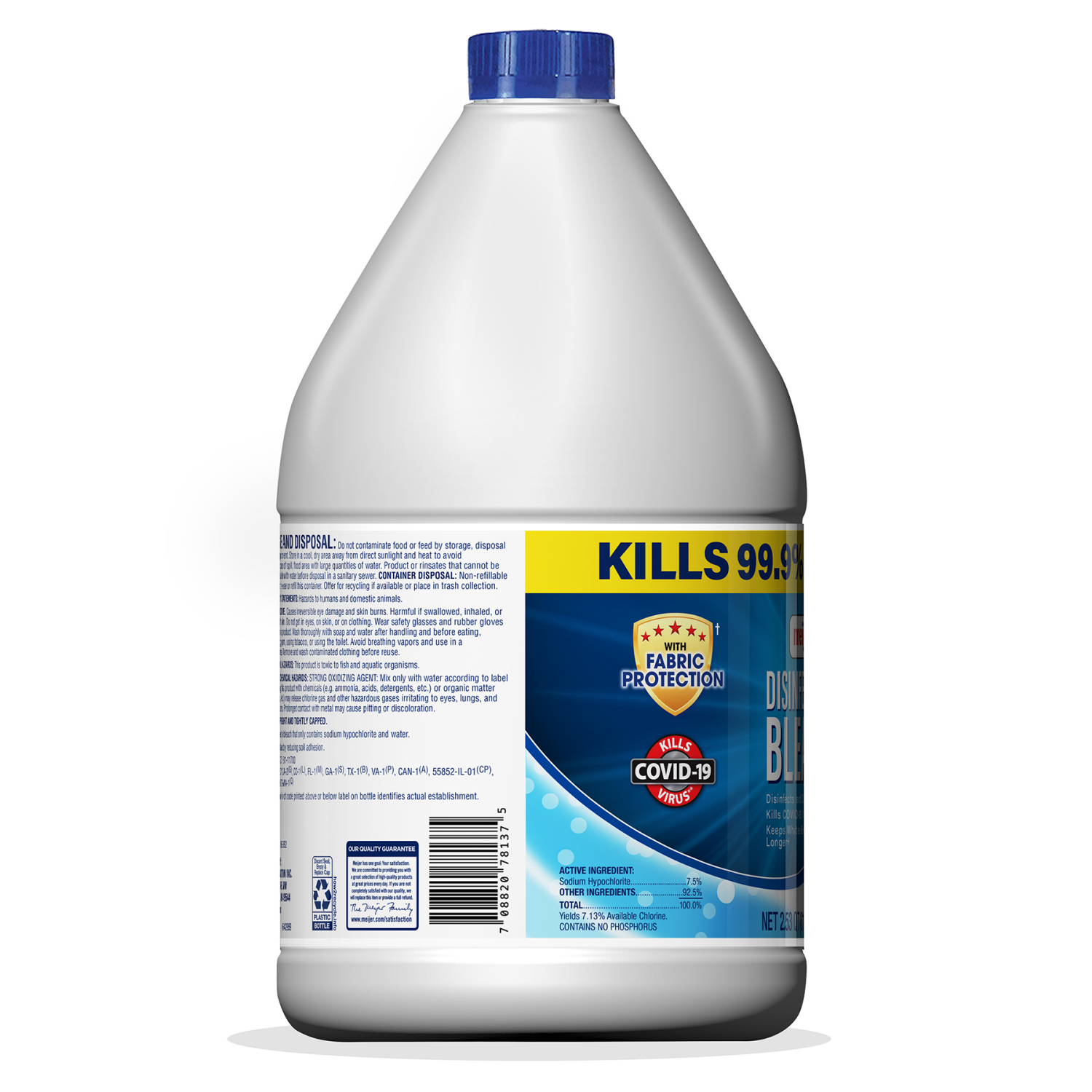 slide 3 of 4, Meijer Disinfecting Bleach, 81 oz