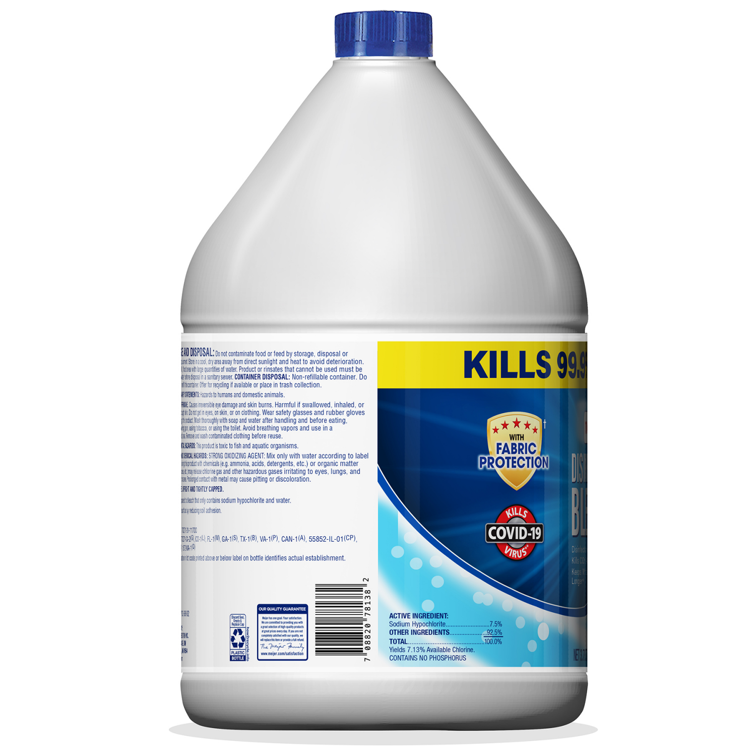 slide 3 of 4, Meijer Disinfecting Bleach, 121 oz, 121 oz