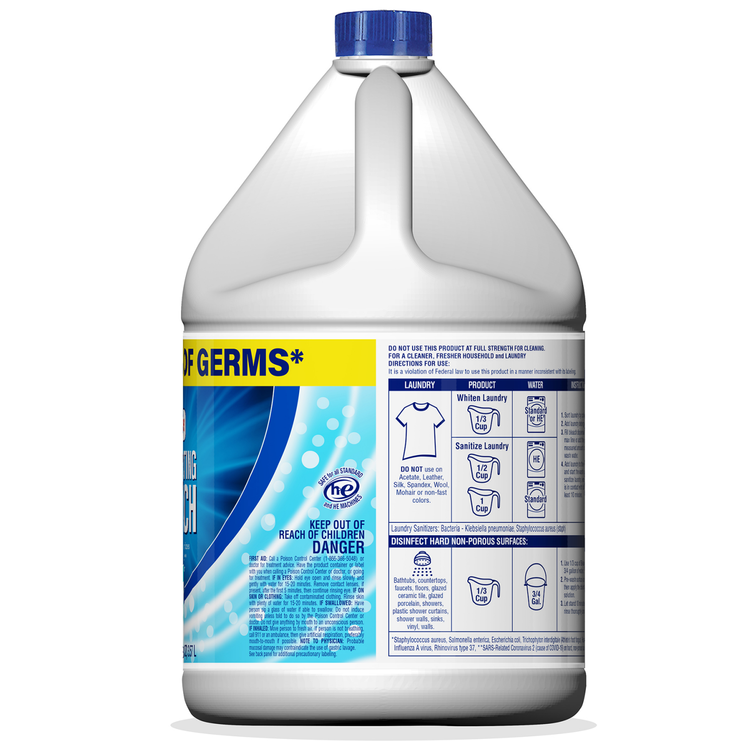 slide 4 of 4, Meijer Disinfecting Bleach, 121 oz, 121 oz