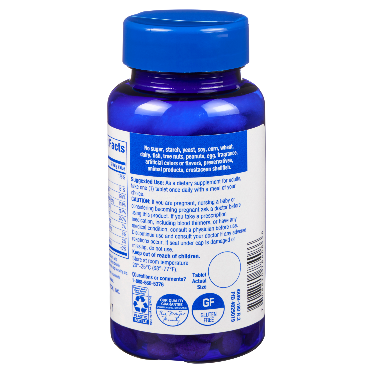 slide 2 of 3, MEIJER WELLNESS Meijer Vitamin B Complex Electrolytes, 180 ct