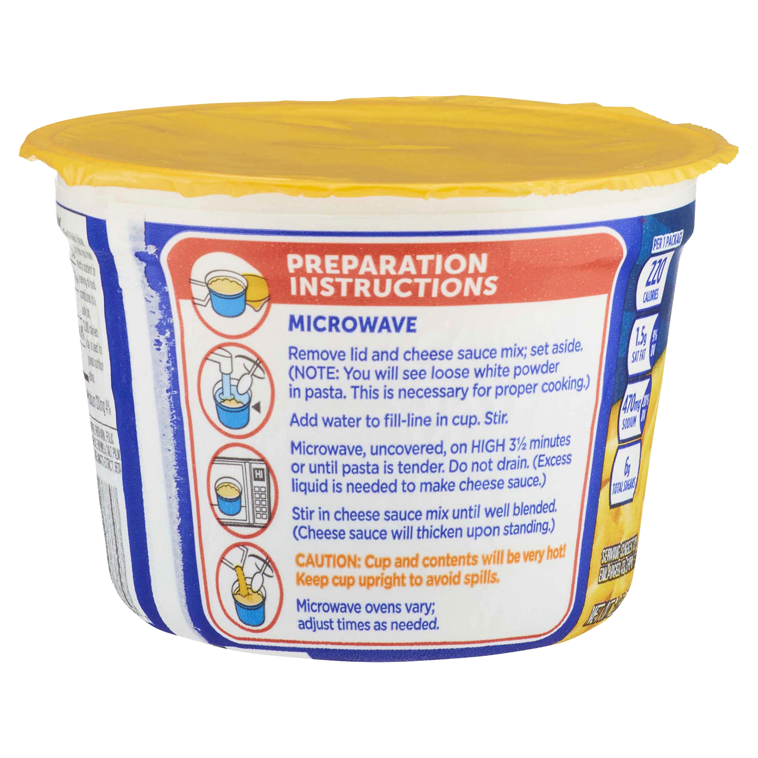 slide 2 of 2, Meijer Mac & Cheese Single Serve Microwave Cup, 2.05 oz