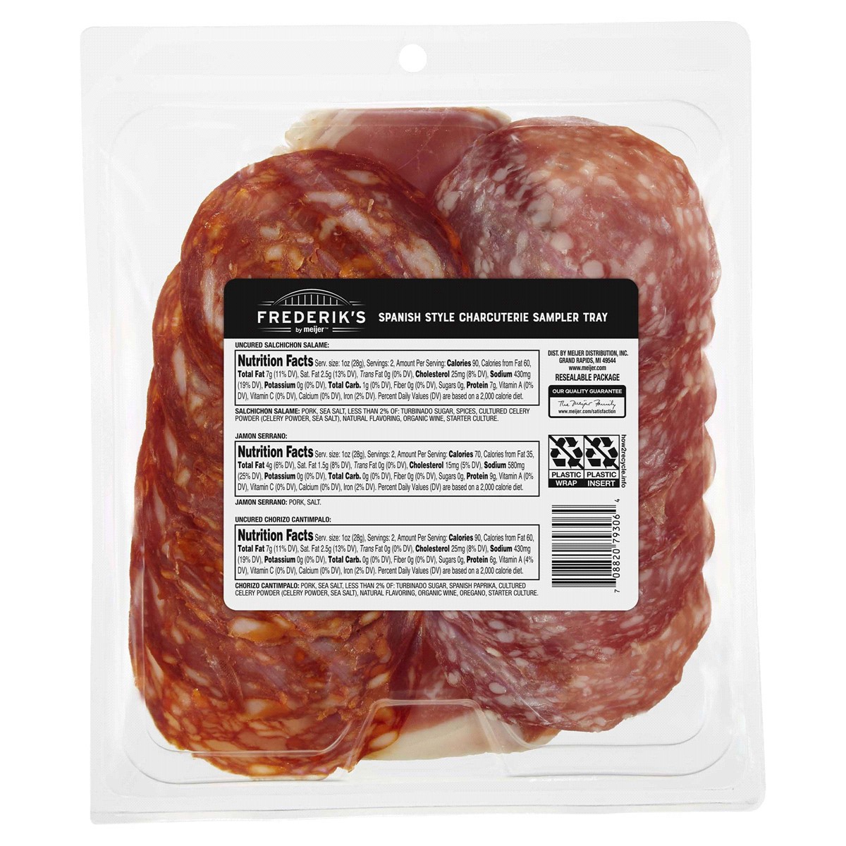 slide 2 of 2, FREDERIKS BY MEIJER Frederik's by Meijer Spanish Style Charcuterie Sampler Tray, 6 oz, 6 oz