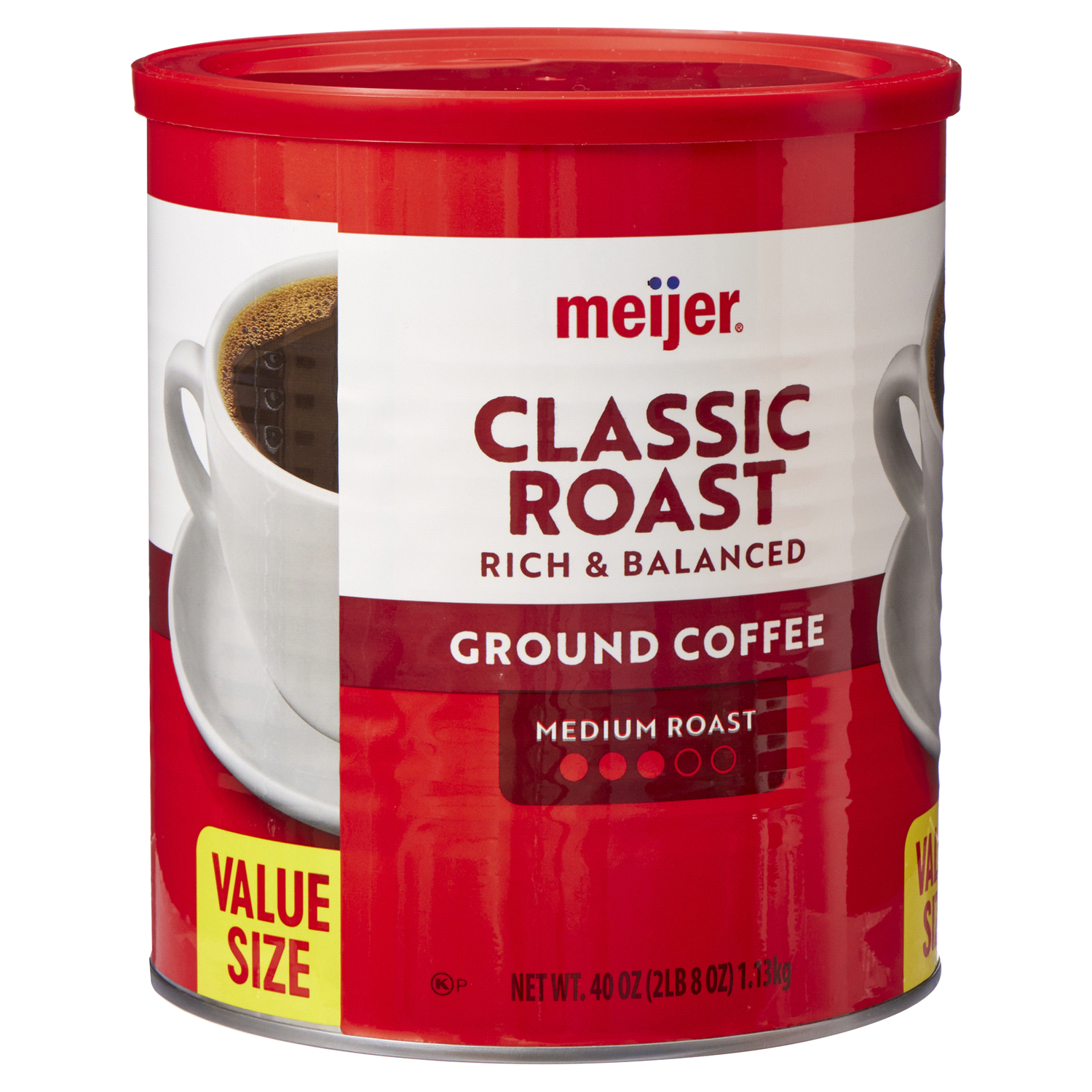 slide 2 of 2, Meijer Ground Coffee Roast - 40 oz, 40 oz