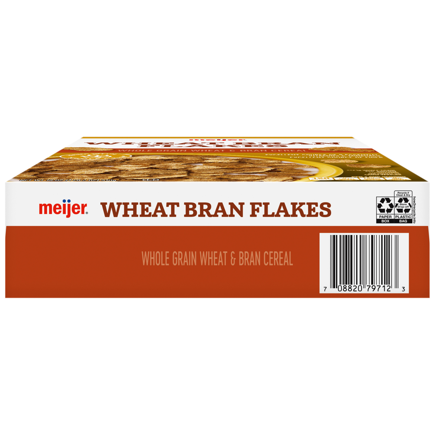 slide 3 of 8, Meijer Wheat Bran Flakes 18oz, 18 oz