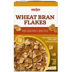 Meijer Wheat Bran Flakes Cereal, 18 Oz
