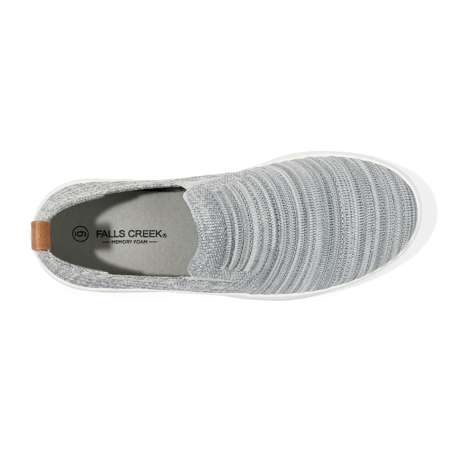 slide 6 of 6, Falls Creek Women's Kristi Slip On, Grey, Size 8, 1 ct