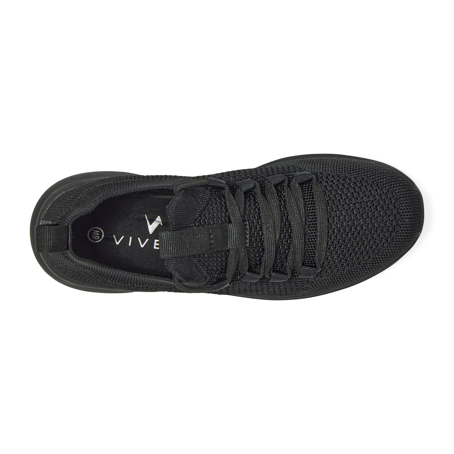 slide 6 of 6, VIVELY Vivley Women's Tonnet Wide Running Shoe, Black, Size 7W, 7w