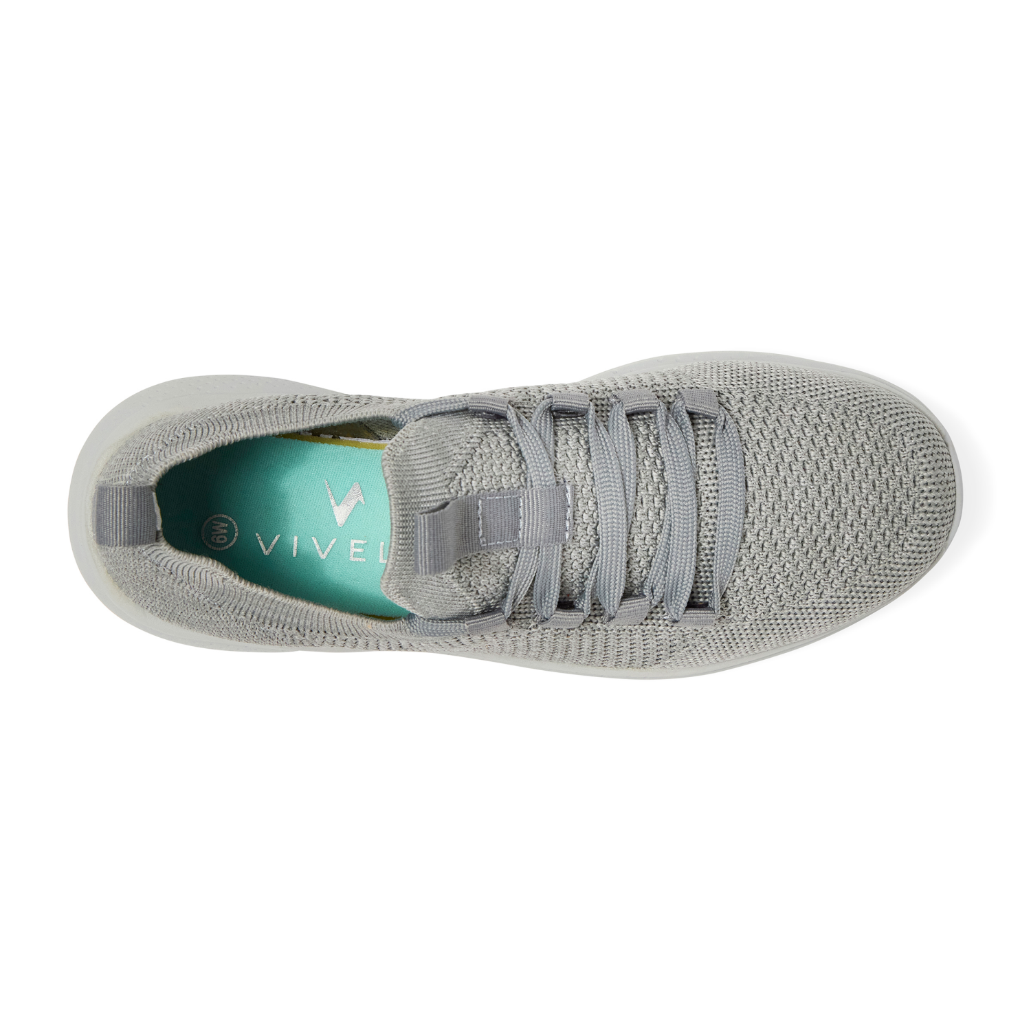 slide 6 of 6, VIVELY Vivley Women's Tonnet Wide Running Shoe, Gray, Size 10W, 10 watts