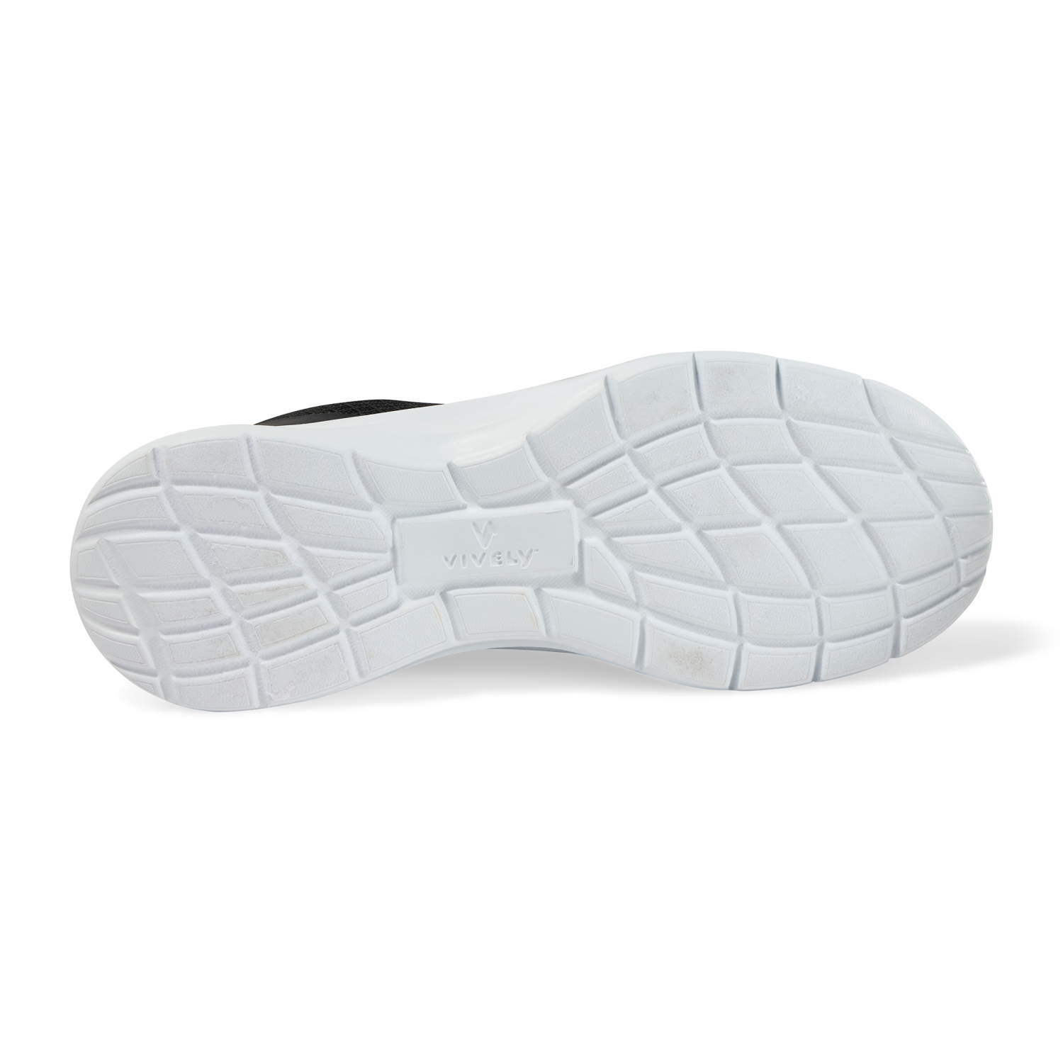 slide 3 of 6, Vively Men's Turner Wide Running Shoe, Black, Size 10.5W, 10.5w