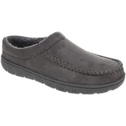 Falls Creek Men's Clog Slippers, Charcoal, Small