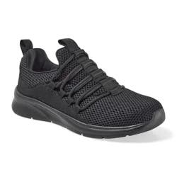 Vively Men's Shadow Wide Running Shoe, Black, Size 8.5W