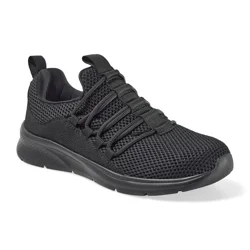 Vively Men's Shadow Wide Running Shoe, Black, Size 10W