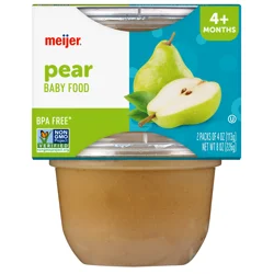 Meijer Pears 4oz 2pk