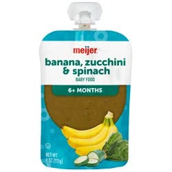 Meijer Banana Spinach Zucchini 4 oz