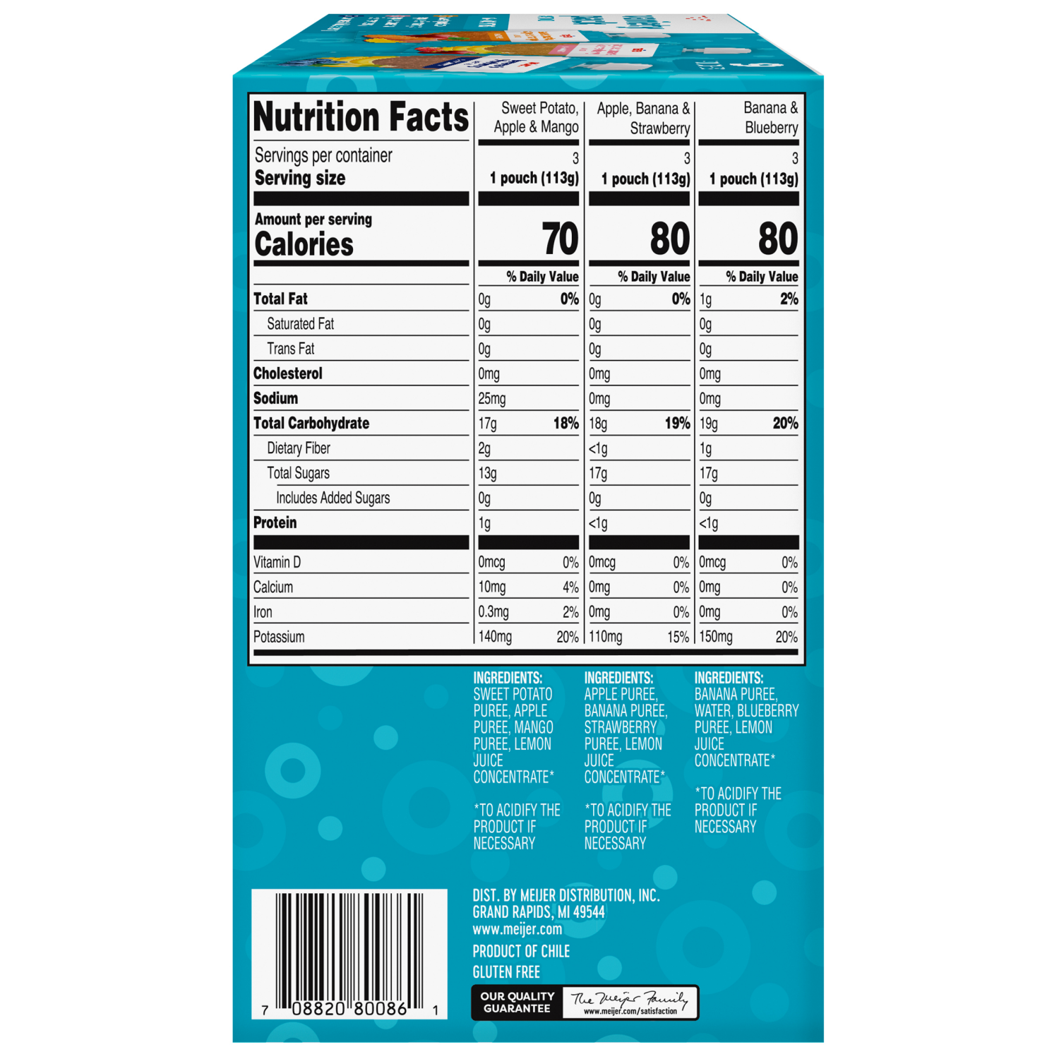 slide 5 of 8, Meijer Fruit&veggie Variety Pack 9, 9 ct