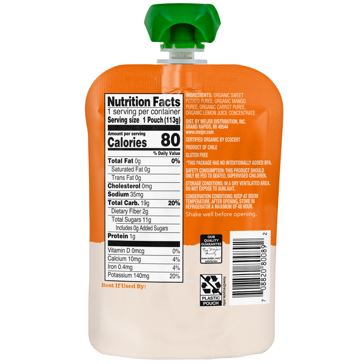 slide 2 of 2, True Goodness Sweet Potato Mango Carrot, 1 ct