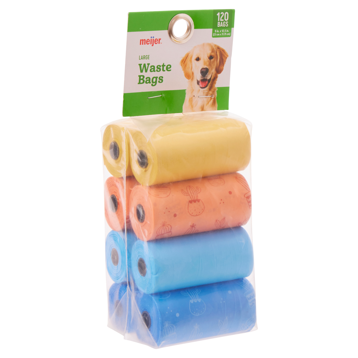 slide 3 of 3, Meijer Assorted Poop Bags 15ct/8pk., 120 ct, 8 ct