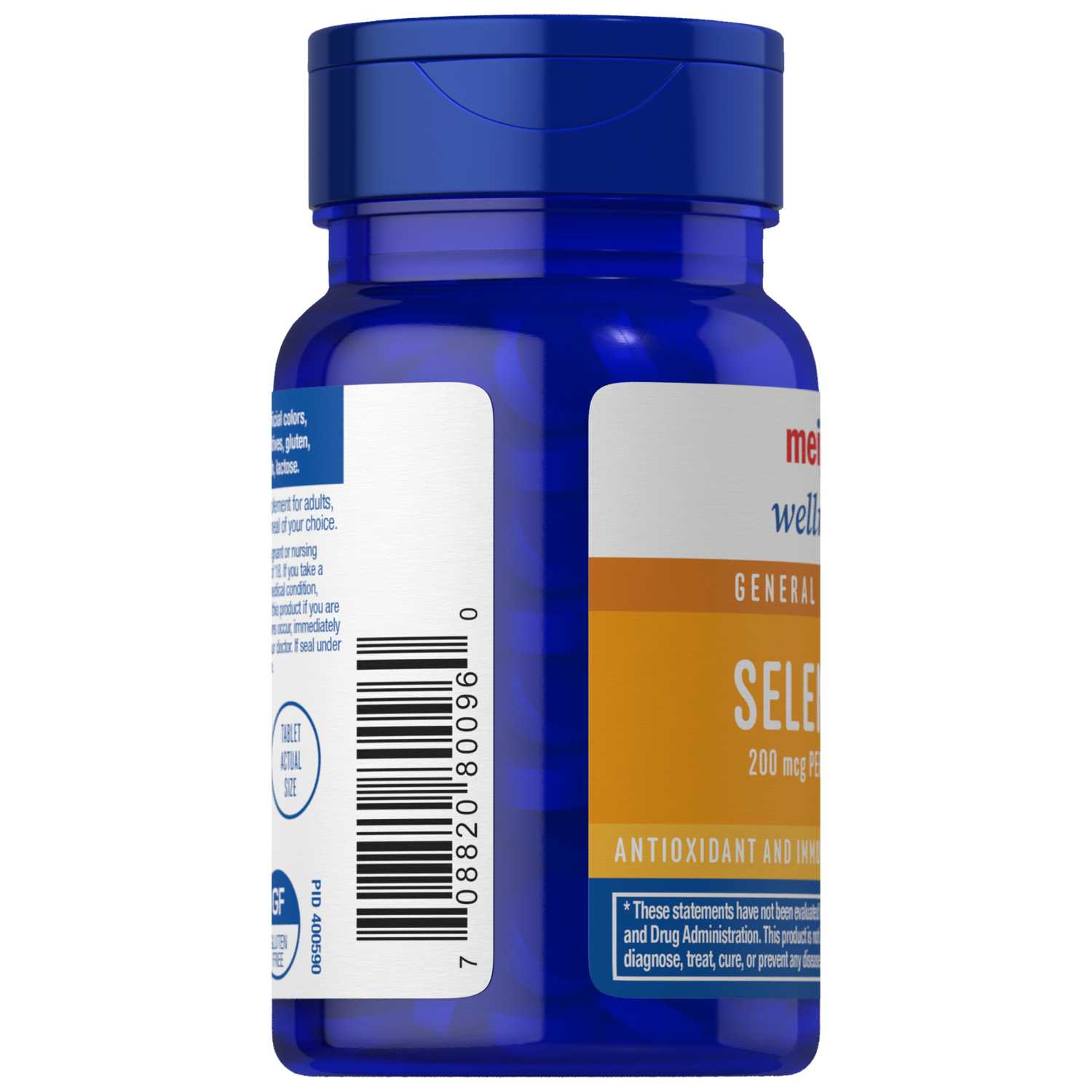 slide 2 of 3, MEIJER WELLNESS Meijer Selenium 200 mcg, 100 ct