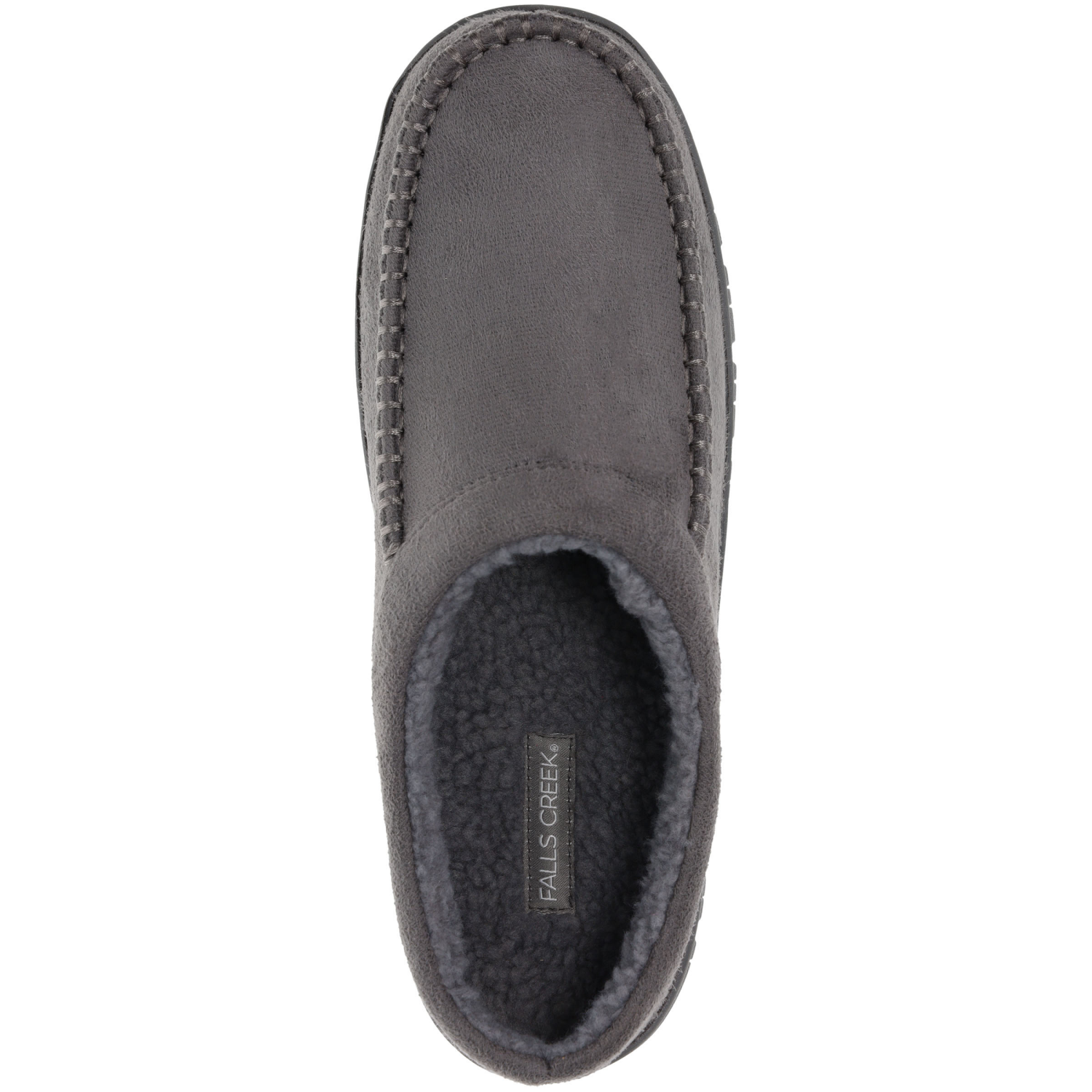 slide 4 of 4, Falls Creek Men's Clog Slippers, Charcoal, Medium, 1 ct