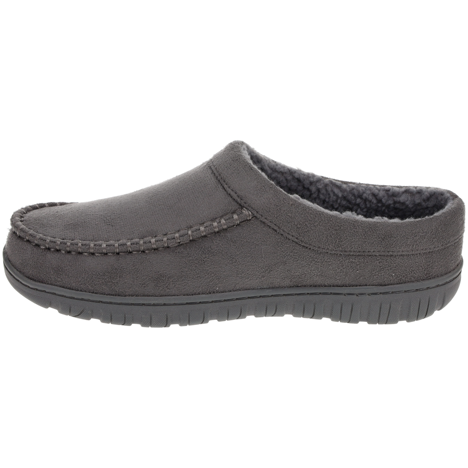 slide 2 of 4, Falls Creek Men's Clog Slippers, Charcoal, Large, LG